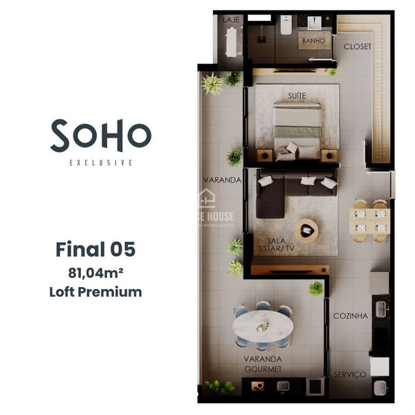SOHO - Apartamento a partir de 69 m² -  Copacabana: 60ª foto da galeria de imagens do imóvel