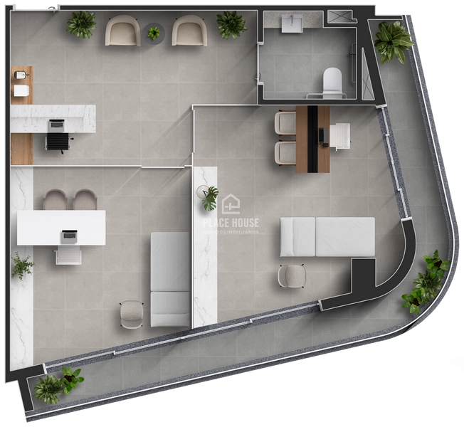 Salas comerciais a partir de 49,82 até 135,00 m² no Vista Galassi.: 11ª foto da galeria de imagens do imóvel