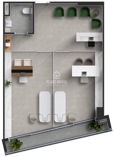 Salas comerciais a partir de 49,82 até 135,00 m² no Vista Galassi.: 16ª foto da galeria de imagens do imóvel