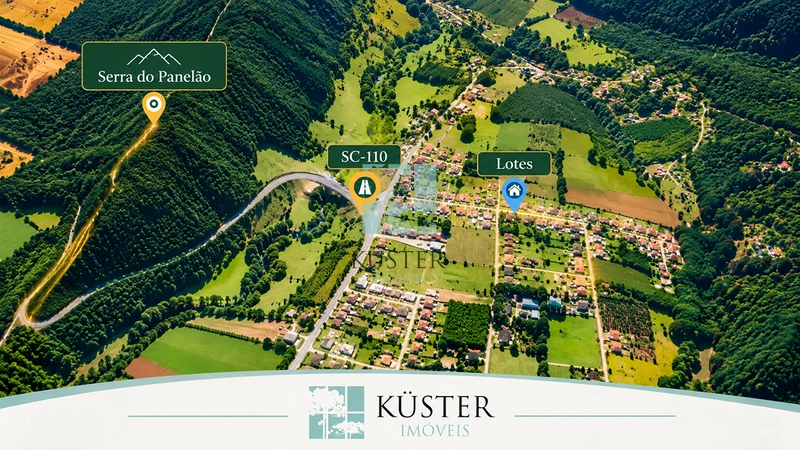 Lote Urbano à Venda em Águas Brancas | 370 m² a 200 m da SC-110: 2ª foto da galeria de imagens do imóvel