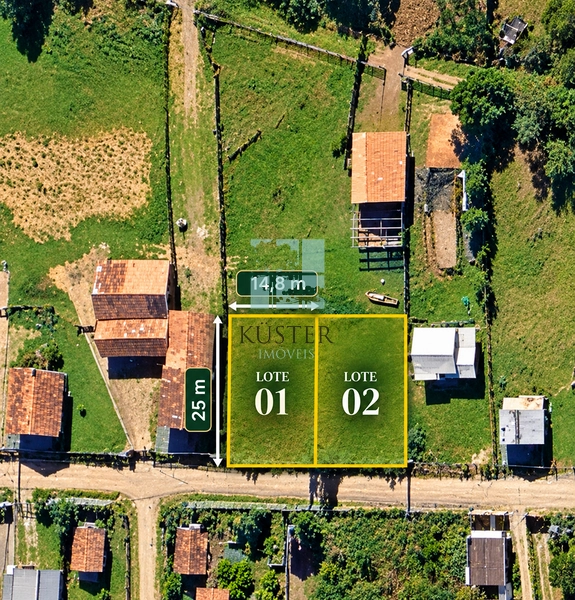 Lote Urbano à Venda em Águas Brancas | 370 m² a 200 m da SC-110: 1ª foto da galeria de imagens do imóvel