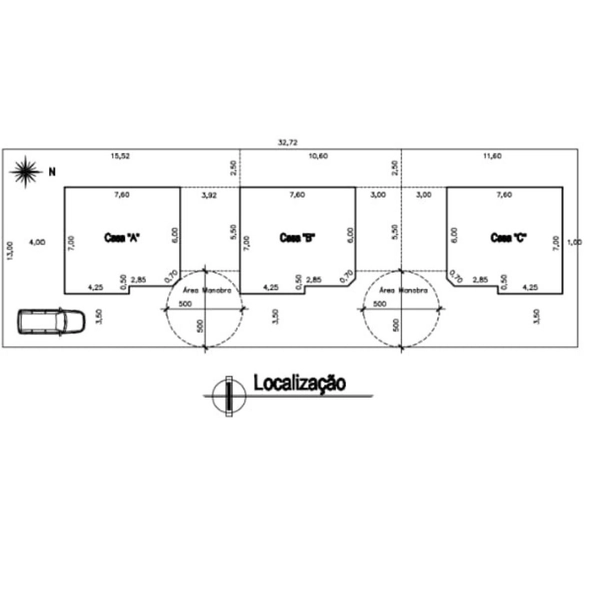 CASAS EM CONSTRUÇÃO NO JARDIM DO FORTE!!: 3ª foto da galeria de imagens do imóvel