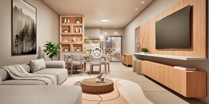 Casa de 3 Quartos com Suíte no Jockey Ville Residence – 123,14 m²: 1ª foto da galeria de imagens do imóvel