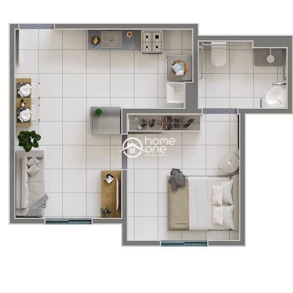 Reserva Bela Vista I – Apartamentos de 2 Quartos com Elevador e Lazer em Uberaba: 17ª foto da galeria de imagens do imóvel