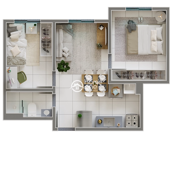 Reserva Bela Vista I – Apartamentos de 2 Quartos com Elevador e Lazer em Uberaba: 16ª foto da galeria de imagens do imóvel