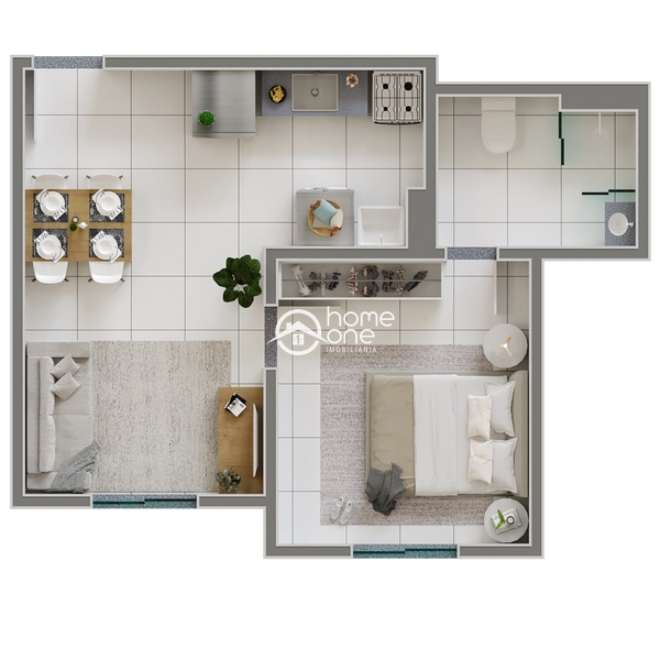 Reserva Bela Vista I – Apartamentos de 2 Quartos com Elevador e Lazer em Uberaba: 14ª foto da galeria de imagens do imóvel