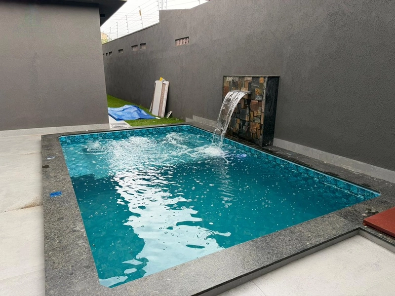 Linda e confortável casa om 3 suítes sendo 1 máster e piscina aquecida com cascata.: 36ª foto da galeria de imagens do imóvel