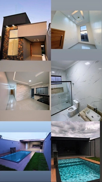 Linda casa com 3/4 sendo 1 suíte e piscina : 6ª foto da galeria de imagens do imóvel