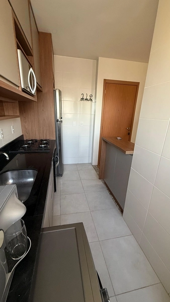 Apartamento 2/1 sendo 1 suíte, montado em armários, cortinas e ar condicionado. : 6ª foto da galeria de imagens do imóvel