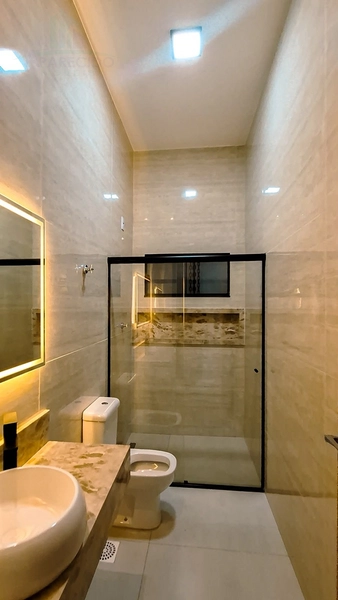 Maravilhosa casa com 3 suítes plenas com iluminação e piscina aquecida, tudo com muito requinte e bom gosto.: 25ª foto da galeria de imagens do imóvel