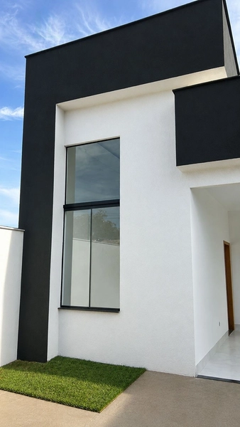 Casa linda com 3 quartos sendo 1 suíte: 1ª foto da galeria de imagens do imóvel