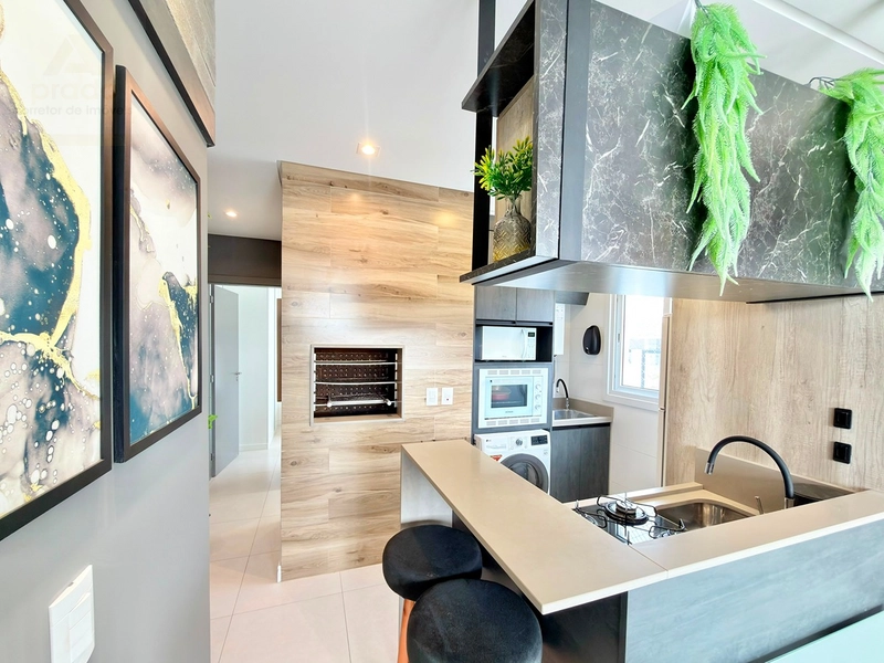Apartamento na Zona Nova mobiliado e decorado de 2 dormitórios: 9ª foto da galeria de imagens do imóvel