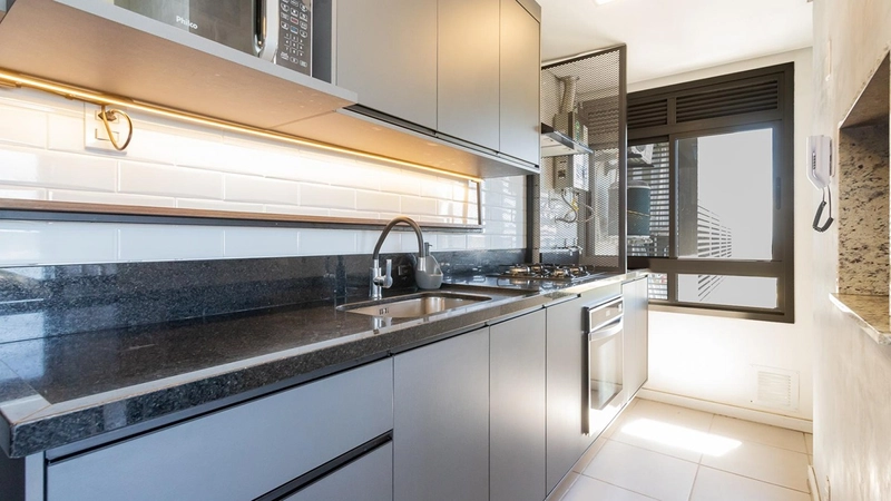 Oportunidade Única: 1 Dormitório Mobiliado no Parque Una com Vista Privilegiada: 5ª foto da galeria de imagens do imóvel