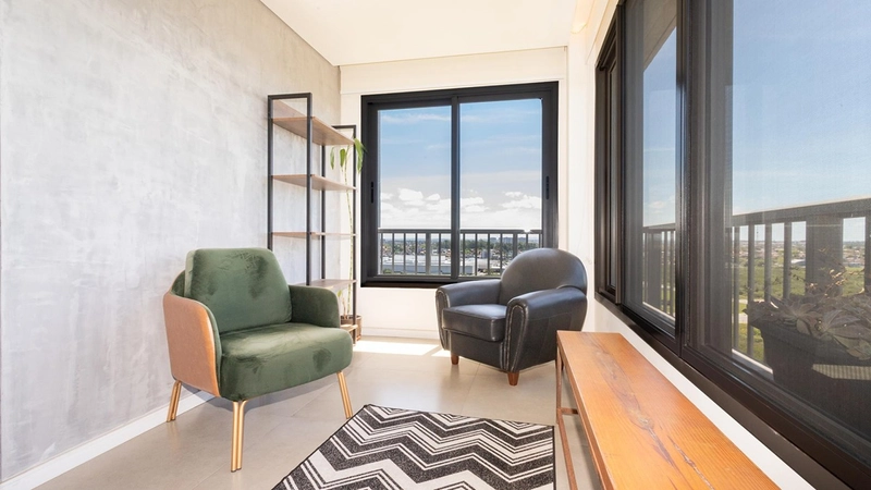 Oportunidade Única: 1 Dormitório Mobiliado no Parque Una com Vista Privilegiada: 2ª foto da galeria de imagens do imóvel