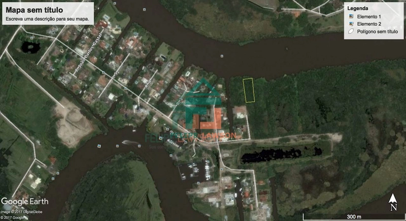 Terreno de esquina na Marina Ilha Verde fundo para o canal: 1ª foto da galeria de imagens do imóvel