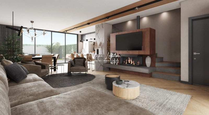 casas 3 dormitórios em construção no Recanto de Portugal: 2ª foto da galeria de imagens do imóvel