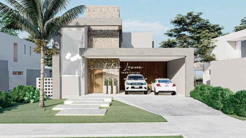Casa nova 3 suítes fundo para o lago condomínio veredas: 4ª foto da galeria de imagens do imóvel