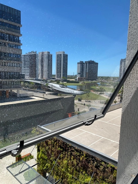 Sala nova no Edif  Vanguarda com vista o lago Parque Una: 3ª foto da galeria de imagens do imóvel