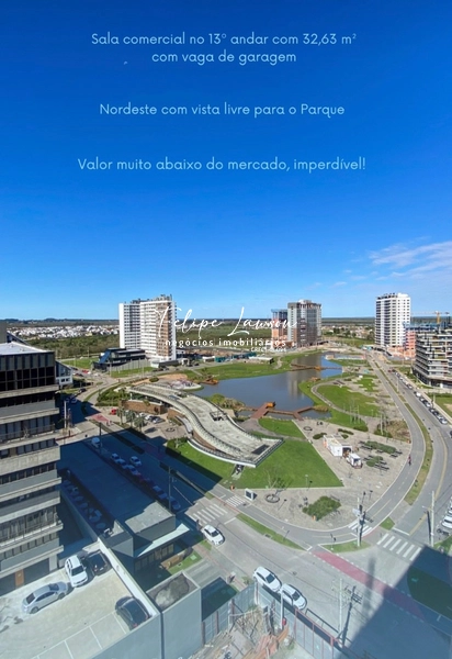 Sala nova Edif Vanguarda com linda vista no Parque Una: 1ª foto da galeria de imagens do imóvel