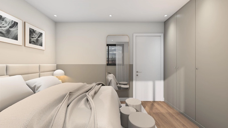 Alto Padrão e Pronto para Morar: no Parque Una Apartamento Decorado Aires de Plaza – 92m², 3 Dorms  em Andar Alto: 9ª foto da galeria de imagens do imóvel