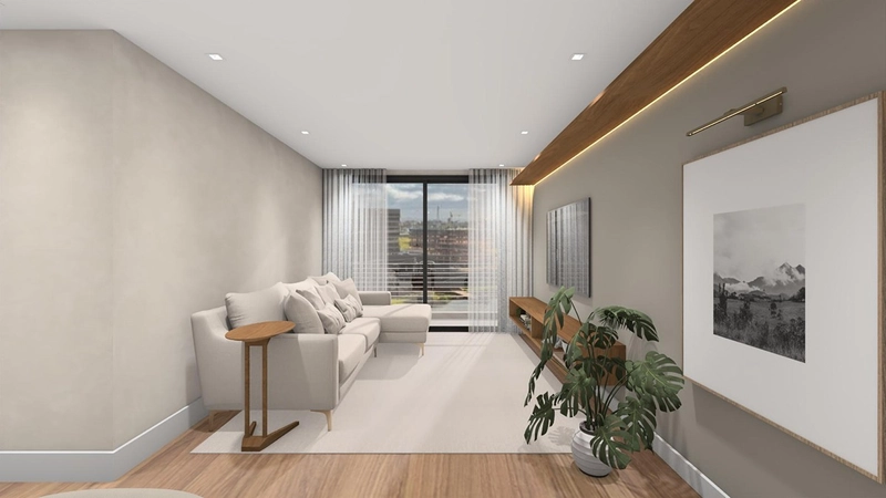 Alto Padrão e Pronto para Morar: no Parque Una Apartamento Decorado Aires de Plaza – 92m², 3 Dorms  em Andar Alto: 5ª foto da galeria de imagens do imóvel