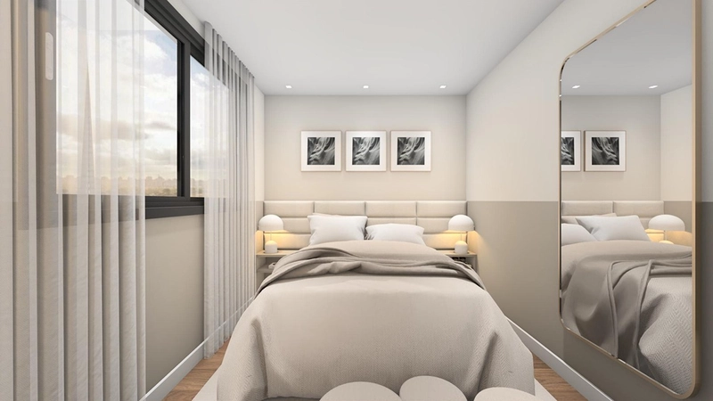 Alto Padrão e Pronto para Morar: no Parque Una Apartamento Decorado Aires de Plaza – 92m², 3 Dorms  em Andar Alto: 8ª foto da galeria de imagens do imóvel