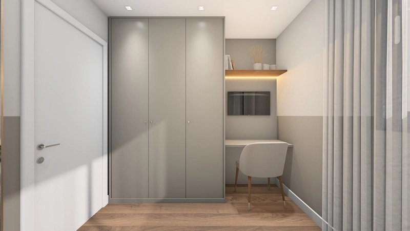 Alto Padrão e Pronto para Morar: no Parque Una Apartamento Decorado Aires de Plaza – 92m², 3 Dorms  em Andar Alto: 10ª foto da galeria de imagens do imóvel