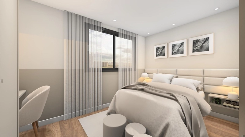 Alto Padrão e Pronto para Morar: no Parque Una Apartamento Decorado Aires de Plaza – 92m², 3 Dorms  em Andar Alto: 7ª foto da galeria de imagens do imóvel