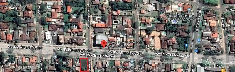 Terreno de esquina na Avenida rio grande do Sul, Laranjal: 4ª foto da galeria de imagens do imóvel