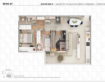 Lançamento em Ribeirão Pires, Apartamentos de 2 e 3 dorms : 20ª foto da galeria de imagens do imóvel