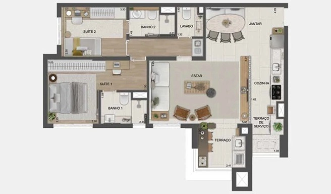 Lançamento Reserva São Caetano Parque, São Caetano do Sul: 49ª foto da galeria de imagens do imóvel